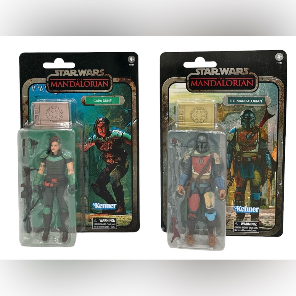 Star Wars The Black Series Credit Collection Cara Dune & The Mandalorian 6” Set